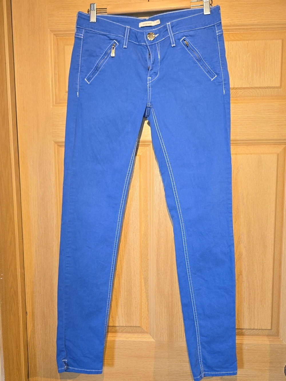 Royal Blue Skinny Women’s Jeans - Slim Fit